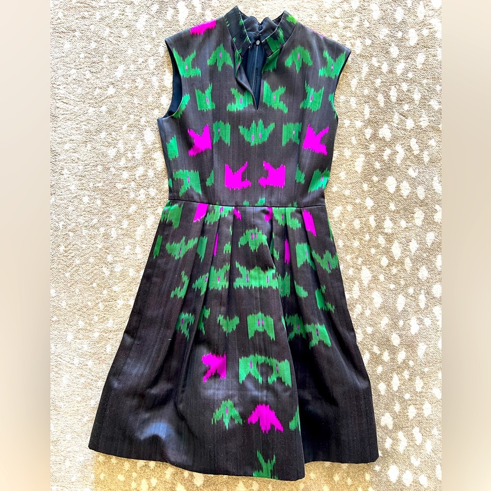 Oscar de la Renta Evening Dress, 100% silk, vintage party dress, size 6
